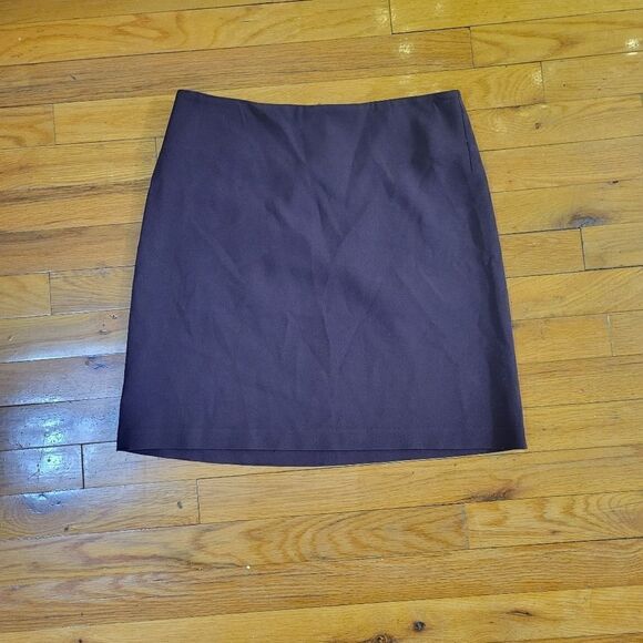 Diane Von Furstenberg Brown Pencil Mini Skirt Size 6 - Picture 1 of 6